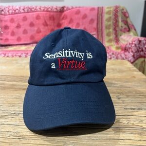 Okay To Rest -Navy Blue Cap with Embroidered Text